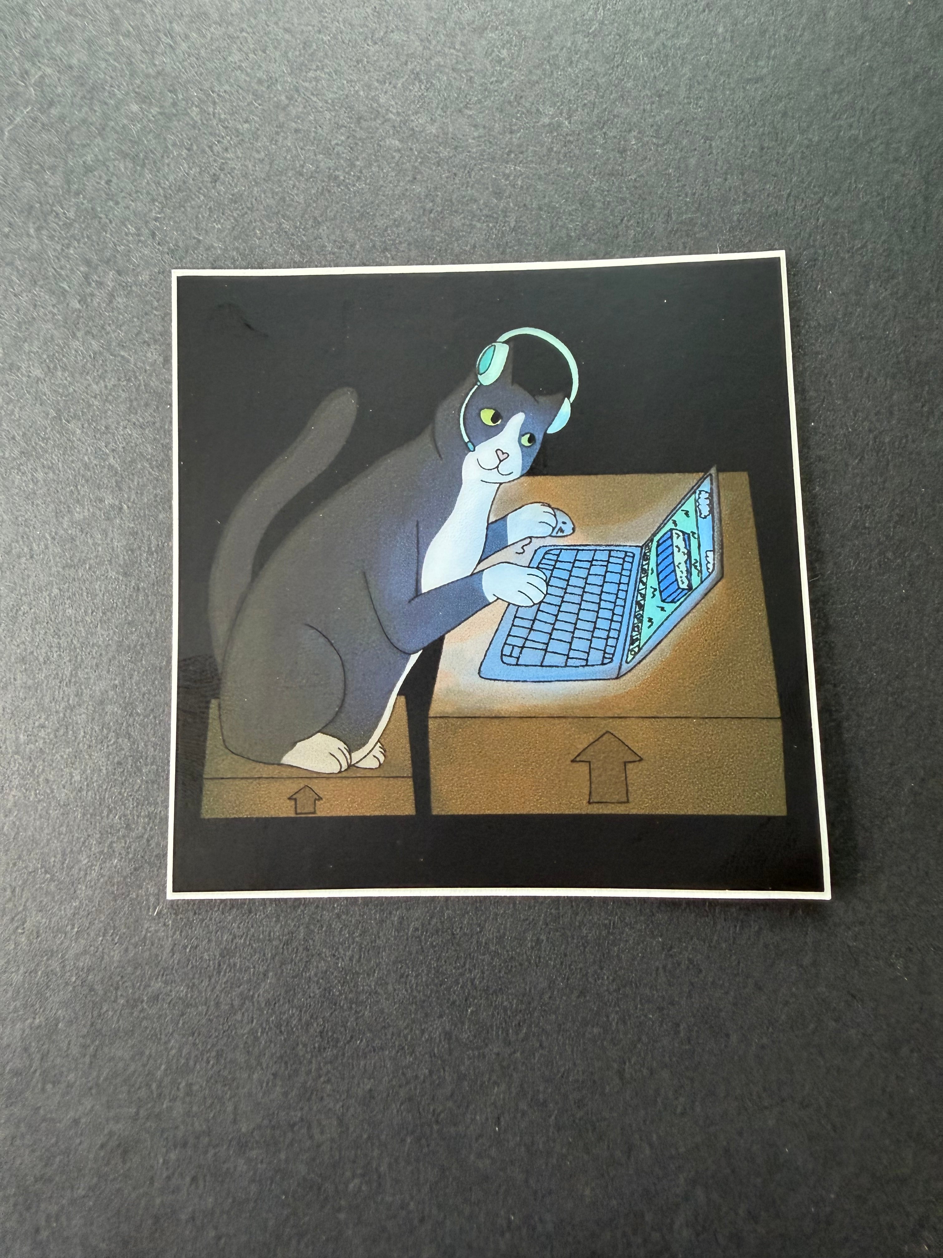 Cat Stickers- 17 different designs!