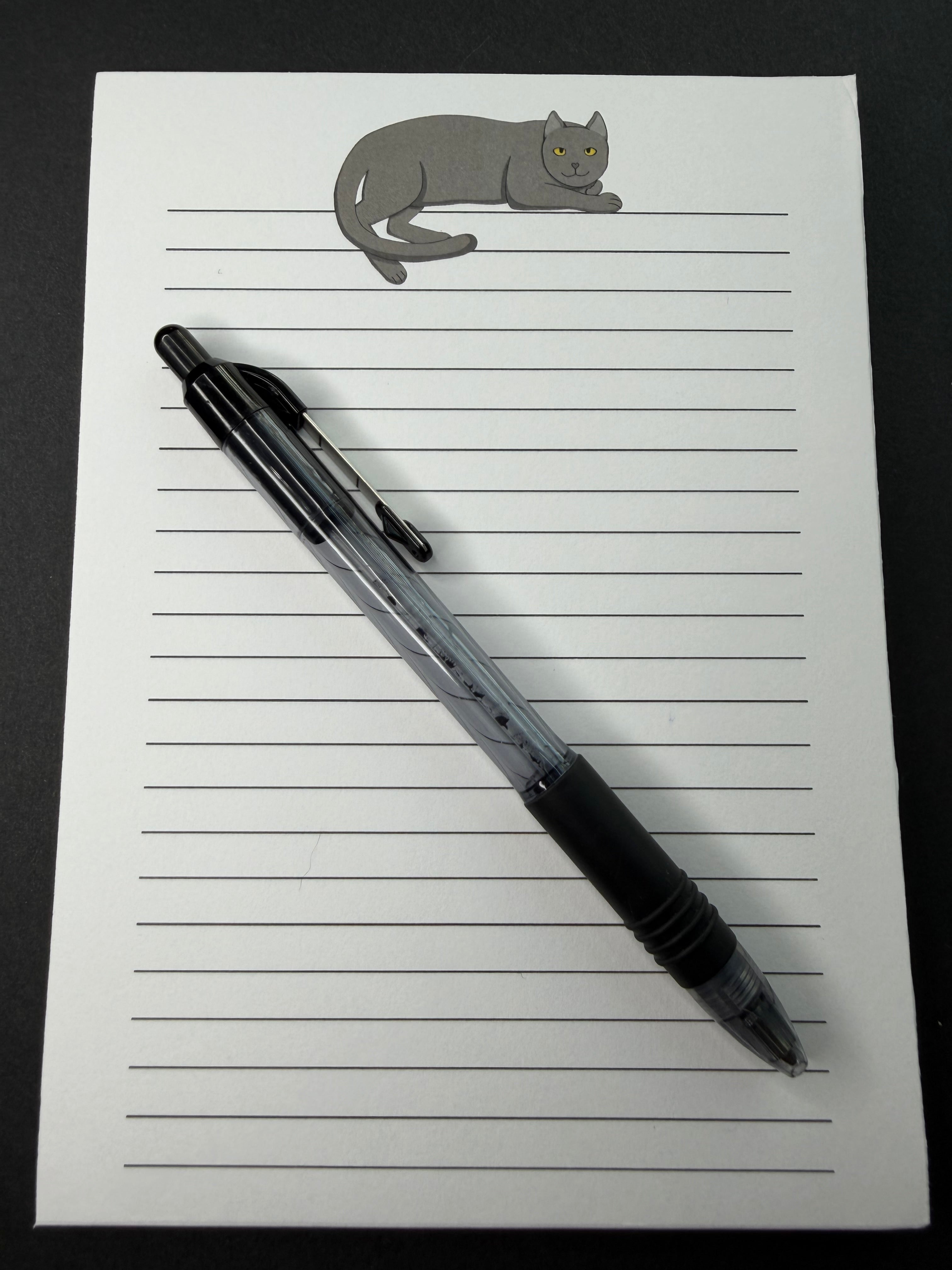 Cat Notepads- 10 different designs