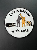 Cat Magnets- 5 designs