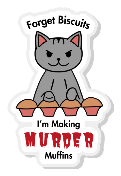 Cat Pins - 6 different designs