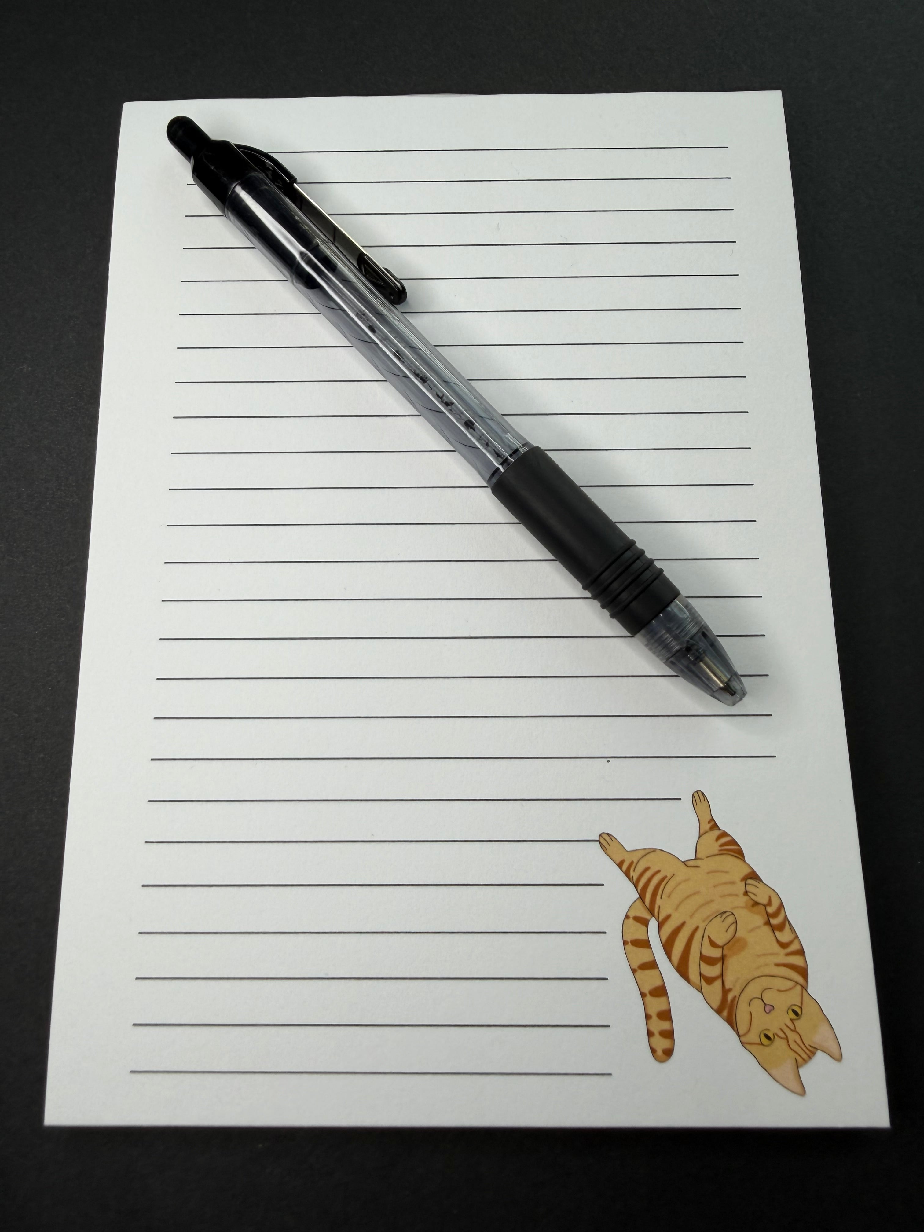 Cat Notepads- 10 different designs