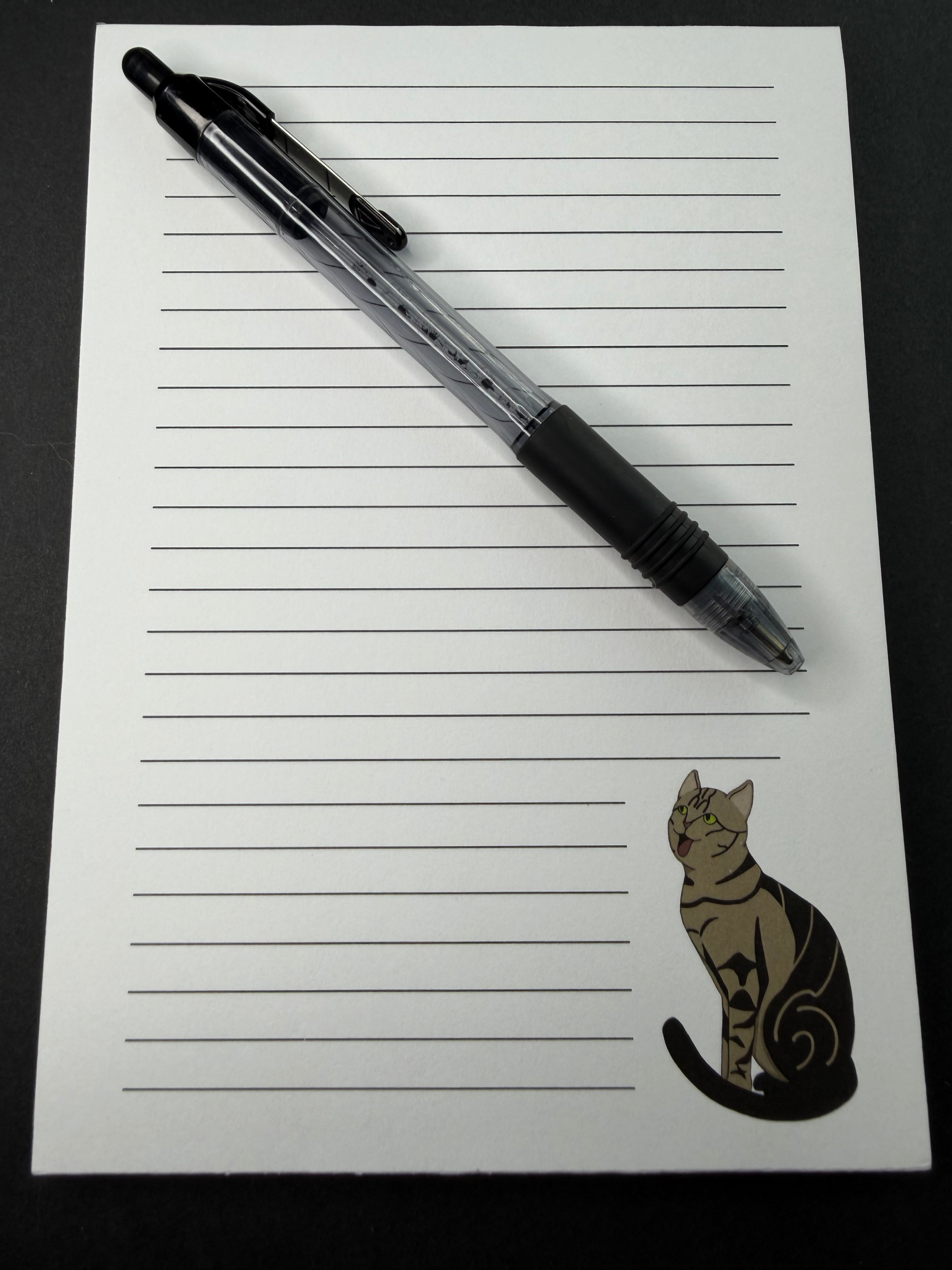 Cat Notepads- 10 different designs