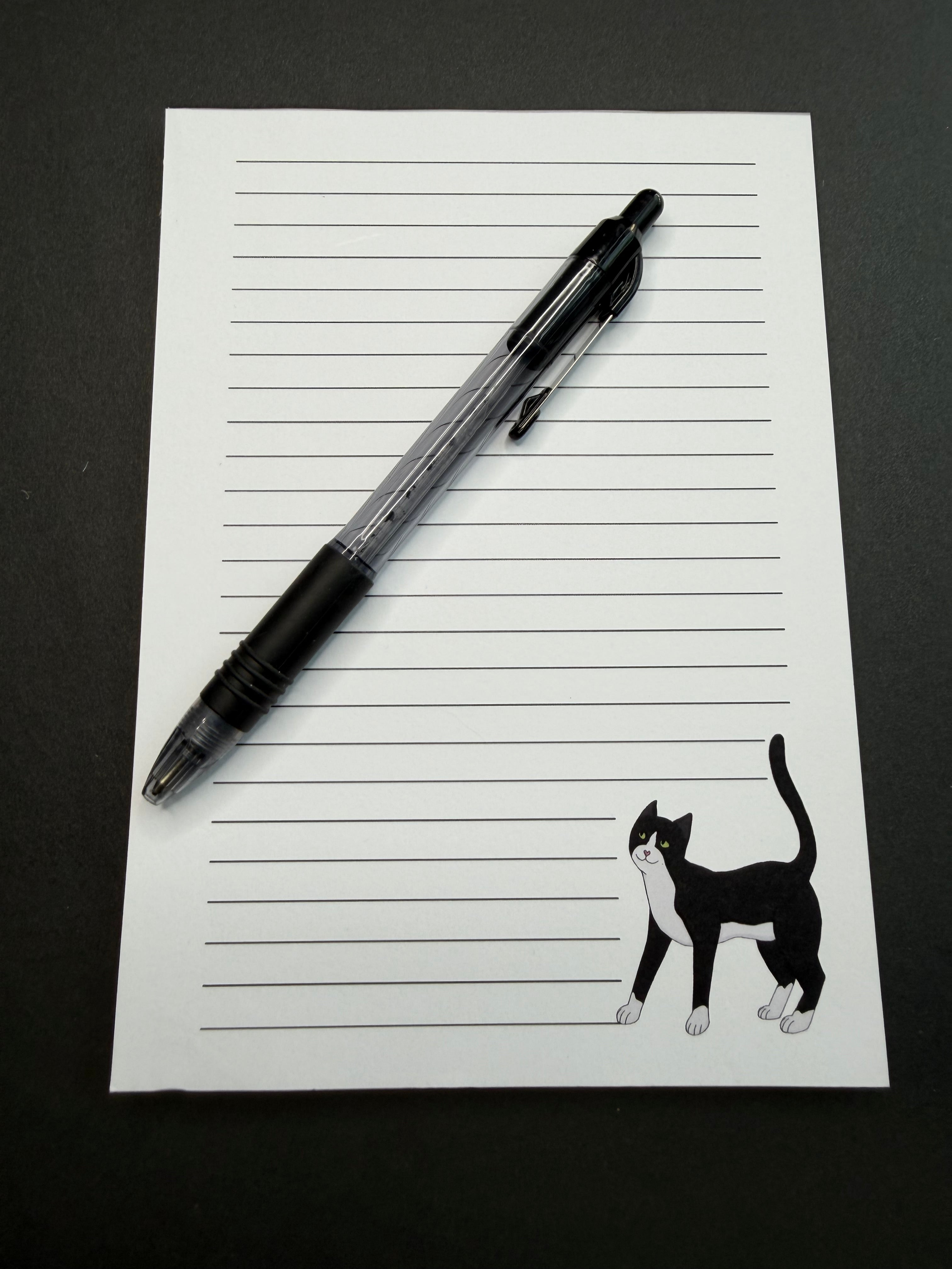 Tuxedo Cat Notepad