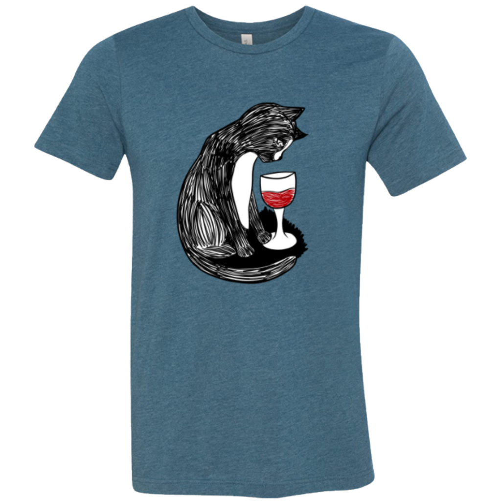 Wine Loving Cat T-Shirt